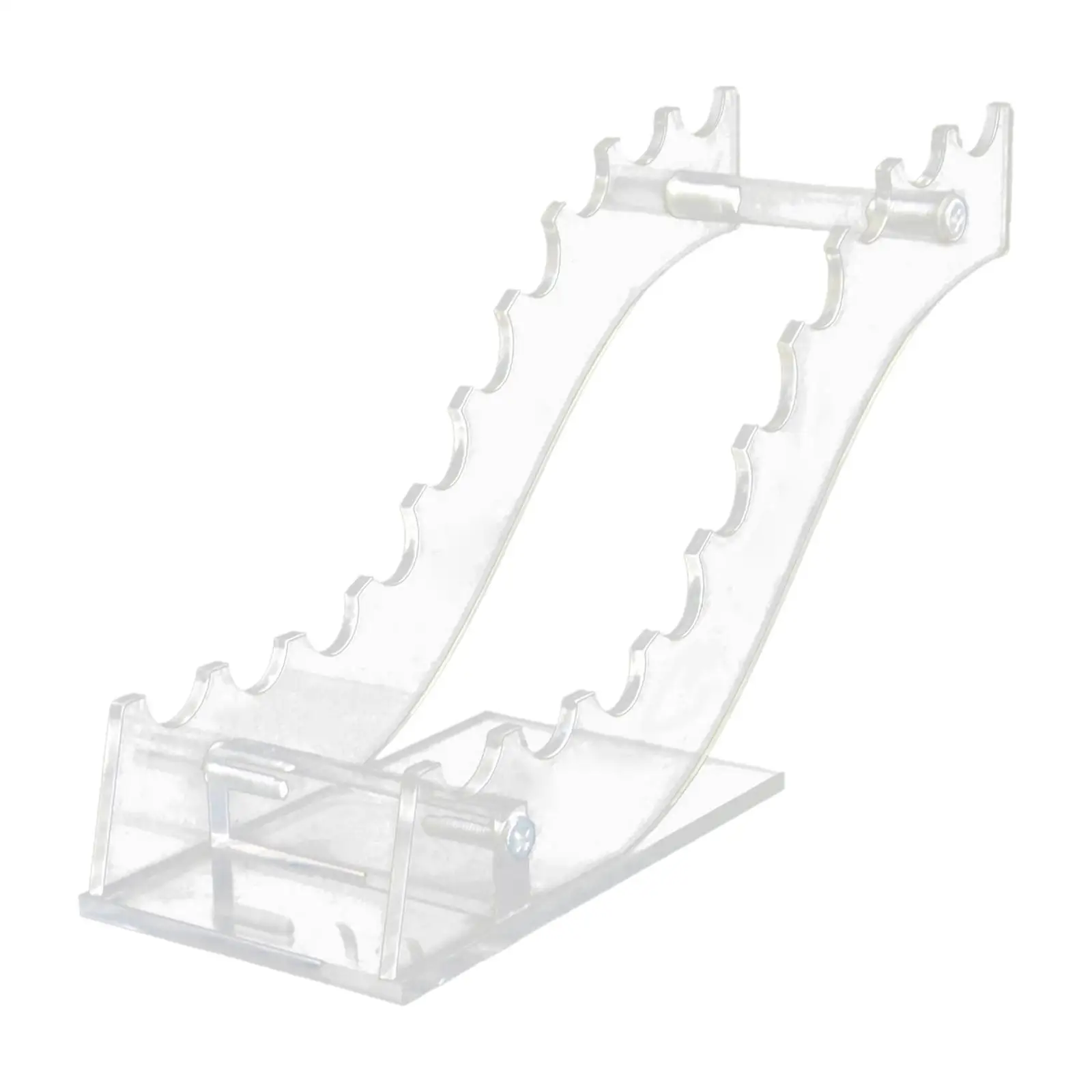 Imagem -04 - Clear Acrílico Pen Holder Suprimentos de Armazenamento Organização de Papelaria Pen Display Stand Pencil Rack