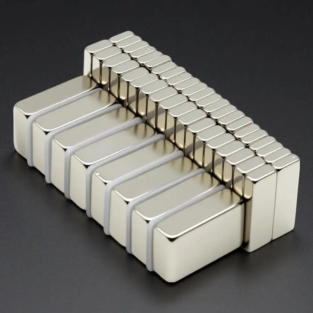 30x10x4/30x20x10MM Block small magnets for fridge, whiteboard; neat & no-trace fixing, ideal for craft lovers