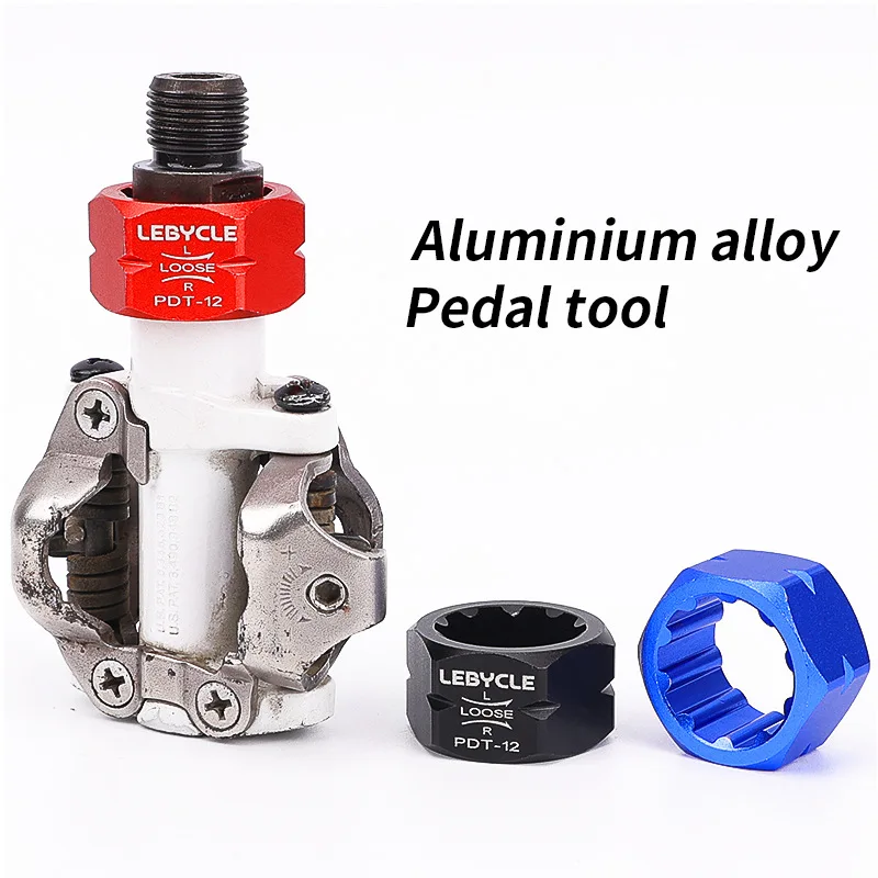 MTB Bicycle Pedal Axle Spindle Removal Tool Aluminum Alloy Bike Lock Bolt Pedal Disassembly Tool For Shimano Cycling Accessories