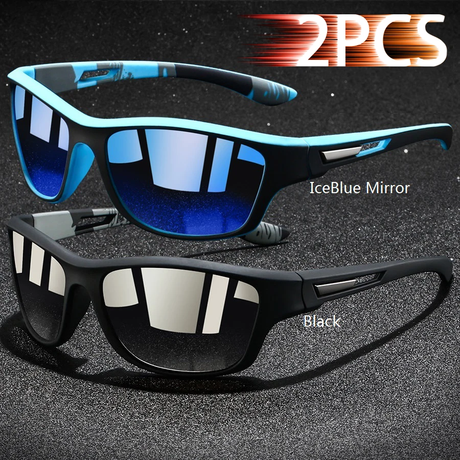 Modische Vintage-Sonnenbrille für Radfahren, Angeln und Sport - Unisex-Sonnenbrille für Laufen, Radfahren und Bergsteigen – Detail 11