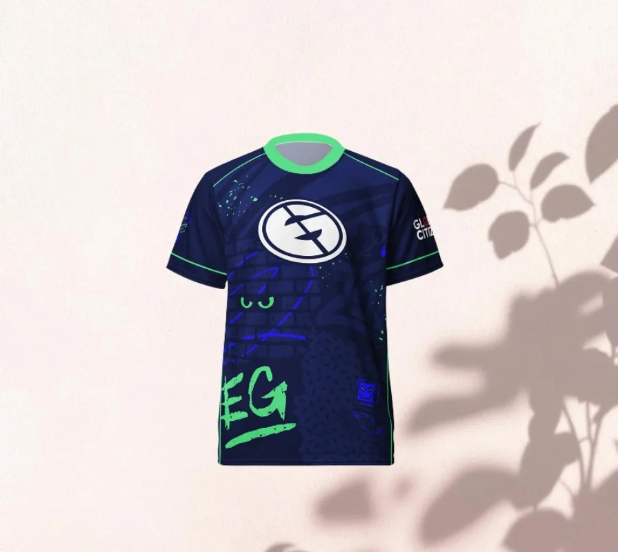 

EG Униформа для киберспорта Мужская одежда для киберспорта Valorate Футболка с короткими рукавами Игровой стиль Игровые соревнования Одежда для киберспорта