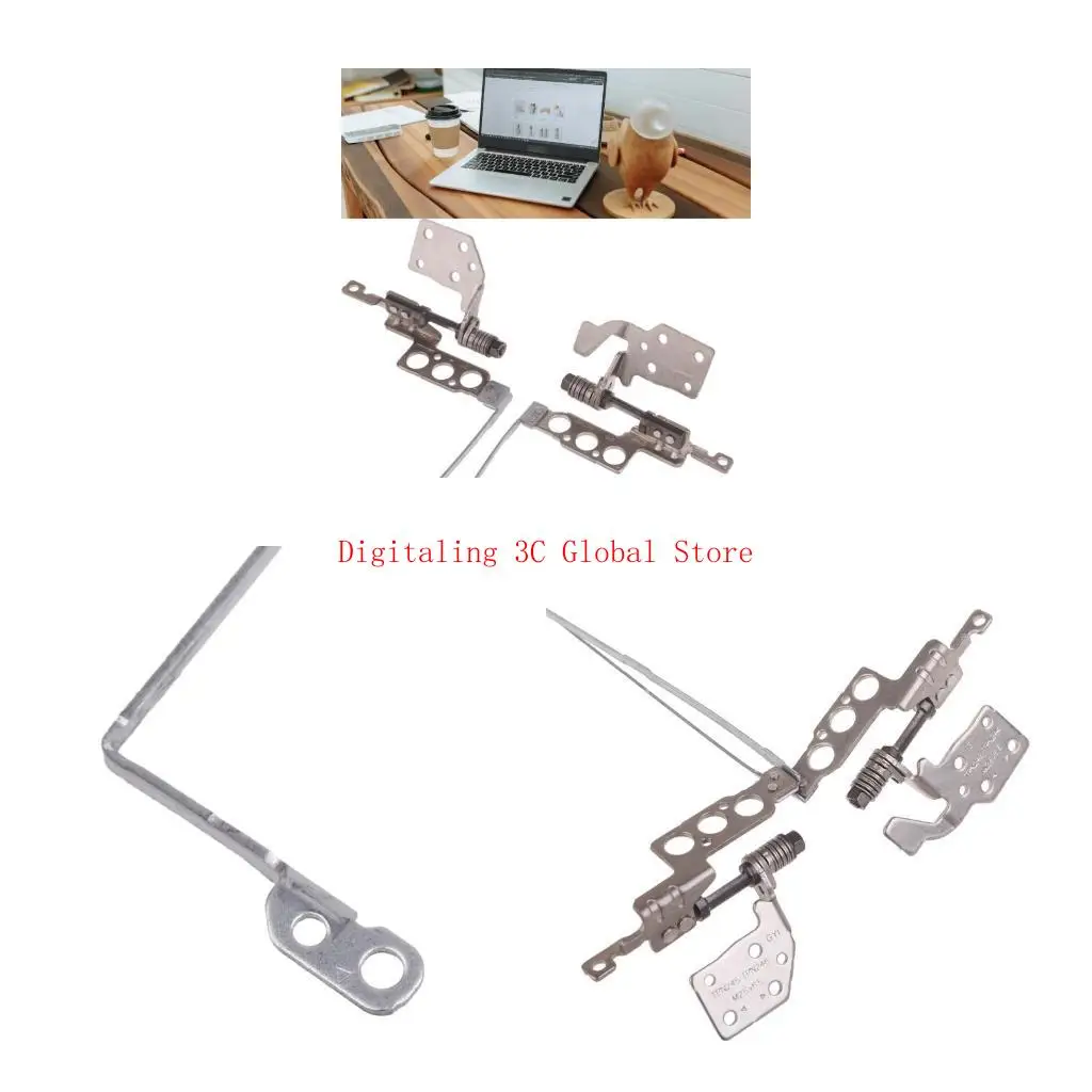 

1 Pair Laptop Left and Right Side LCD Screen Hinges Replacement for Pavilion 15-EG 15T-EG 15-EH 15Z-EH TPN-Q245 TPN-Q24
