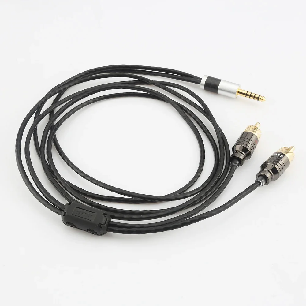 

Audiocrast R600 +807AC 16-ядерный аудиокабель HIFI от 4,4 мм до 2 RCA WM1A/1Z PHA-1A/2A Z1R Кабель обновления 4,4 мм