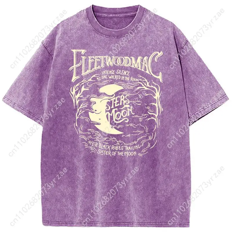 

Ретро футболка с лунным узором для мужчин и женщин, винтажная футболка высокого качества, хлопковая футболка с короткими рукавами, модная футболка, мягкие дышащие топы