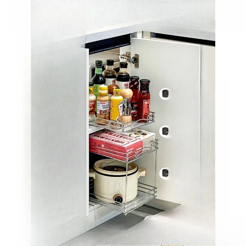

Kitchen Sink Shelf Household Multifunctional Deep Cabinet Renovation Kitchen Supplies Strong Load-bearing Storage Rack