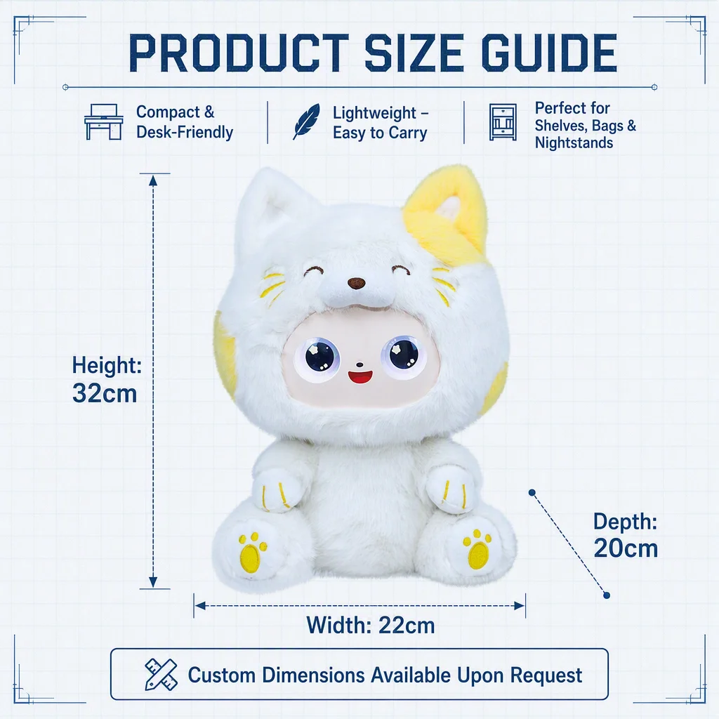 4‑Color Cute Cat Outfit AI Emotional Companion Robot Plush Smart Chat Robot Toy Interactive Electronic Pet Birthday Xmas Gift view 5