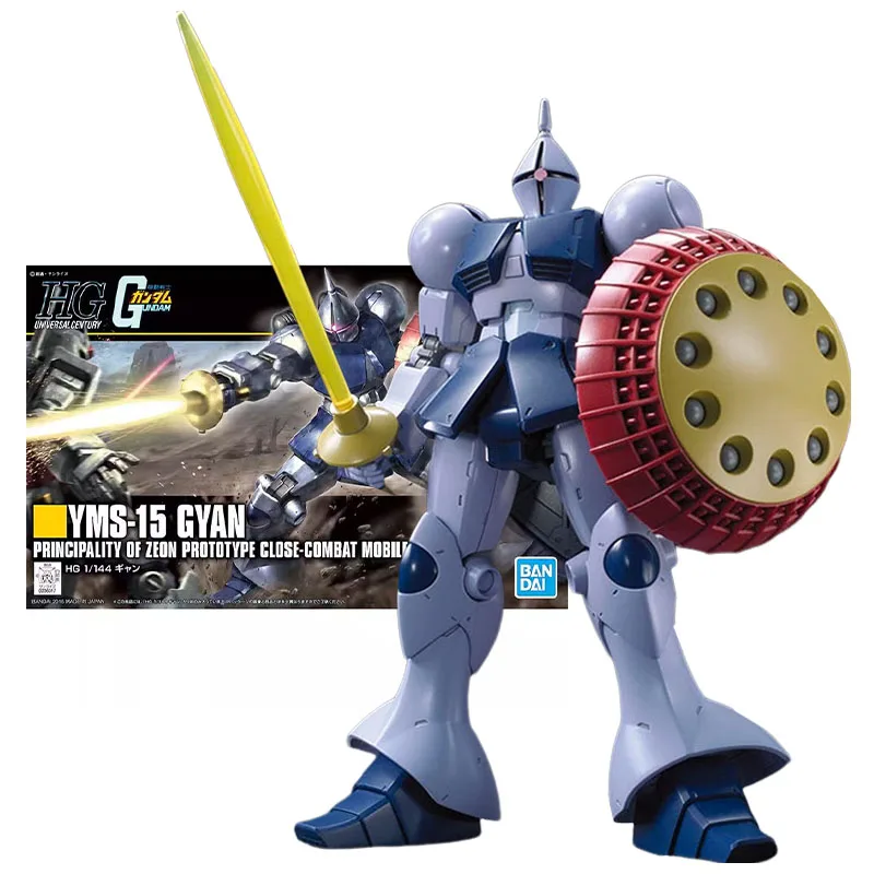 

Bandai Genuine Figure Gundam Model Kit Anime Figures HGUC 1/144 YMS-15 Gyan Mobile Suit Collection Gunpla Action Figure Toys