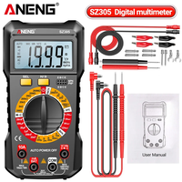ANENG SZ305 Digital Multimeter Professional 1999 Count  AC Current Ammeter Voltmeter Capacitor hFE Triode Hz Detector Test Tool