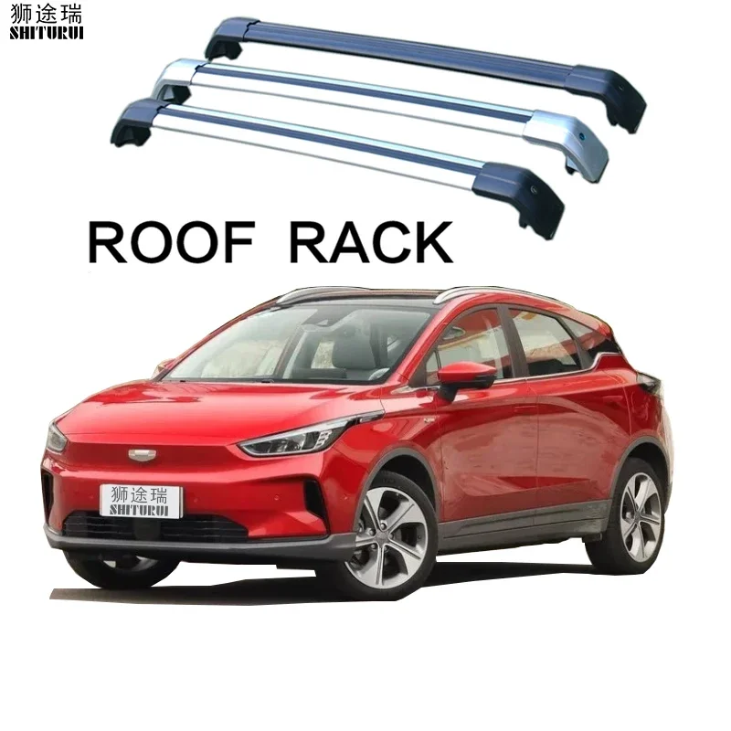 2Pcs Roof bars For  Geely Geometry C Aluminum Alloy Side Bars Cross Rails Roof Rack Luggage