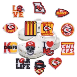 Wholesale Bulk 2023 Champions Team Football Pins 100Pcs Shoe Decoration For Bracelet Charm Kids Favors Birthday Gifts Supplies