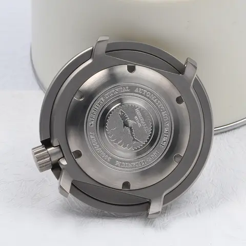 Klockboett C3 Luminous Tuna Can Titan Safirglas Dykarklockboett passar Seiko för NH35/NH36 automatiskt urverk klockmod 10 best sales Seiko Tuna klockboett - №8