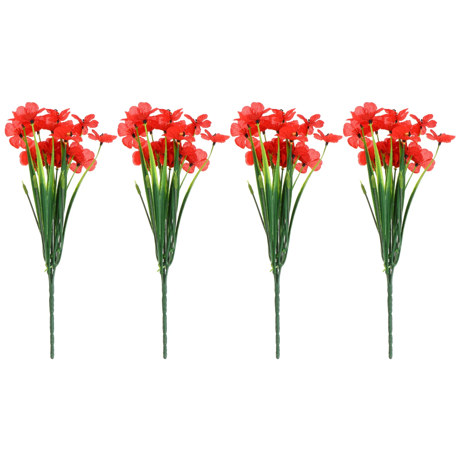 

4pcs 30cm Simulated Violet Flowers Artificial Indoor Decor Desktop Fake Plant for Wedding Party Decoration Home Office Styling