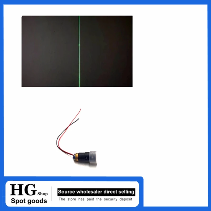 30mw high light 532 green laser module one line horizontal laser marking instrument green laser head