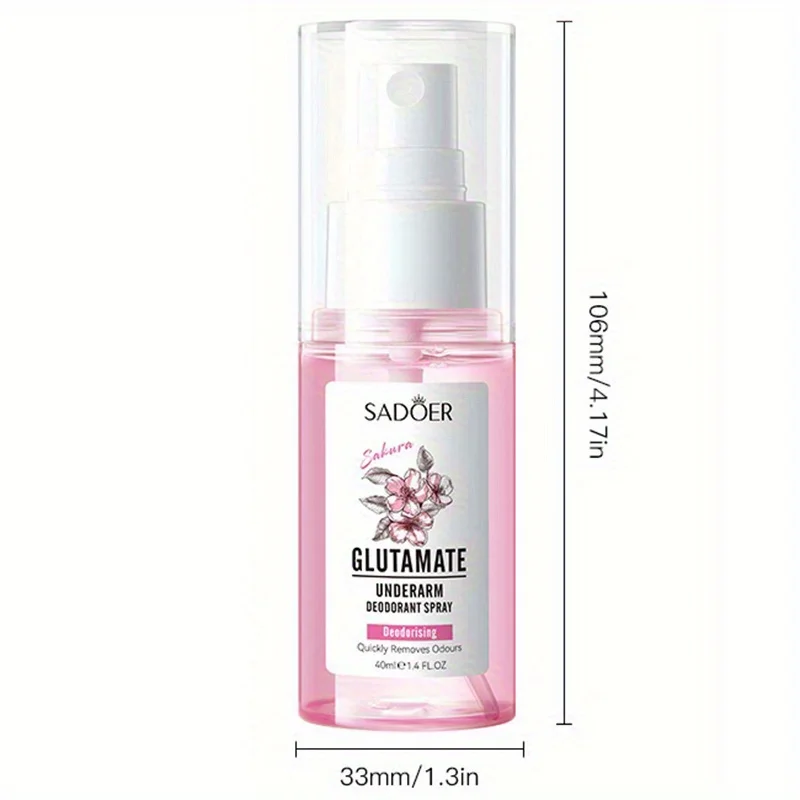 بخاخ Cherry Blossom Underarm - يزيل الروائح بسرعة، عطر يدوم طويلاً، بخاخ رائع تحت الإبط للنساء.