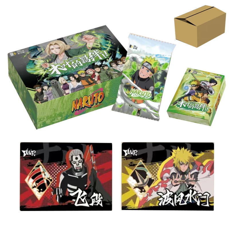 Wholesales Naruto Collection Cards Booster Box YING CULTURE The Bonds of Konoha Rare Anime 1Case Playing Cards