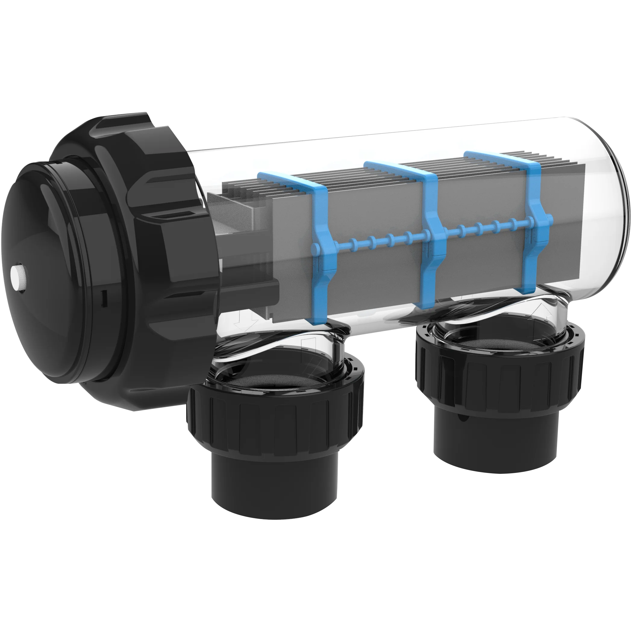 CFSG-C20 20g chlorine/hour Swimming pool Transparent acrylic salt chlorine cell