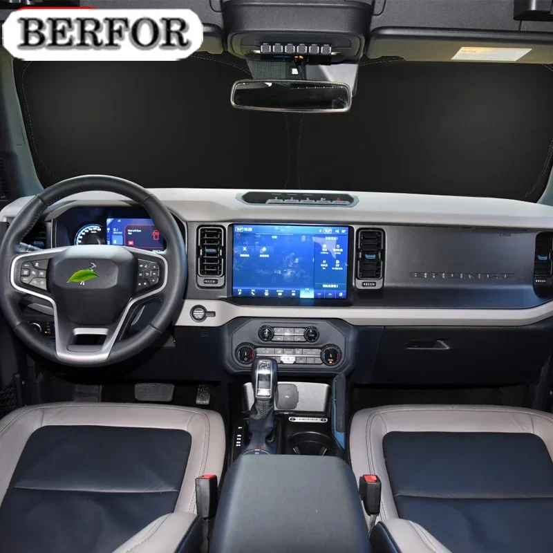 

Car Styling For Ford Bronco 2020-2023 Nano-Insulat Windshield Sunshade Front Window Sun Shade Visor Auto Interior Accessories