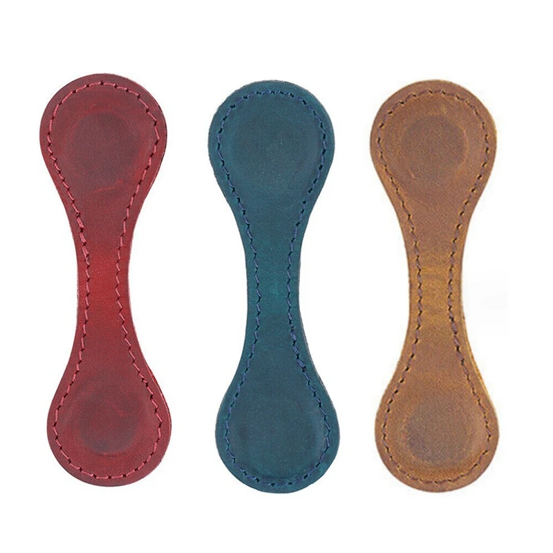 Zakładki magnetyczne Zakładki magnetyczne Skóra Crazy Horse do czytania Miłośnik książek Writer Reader Dzieci Kobiety