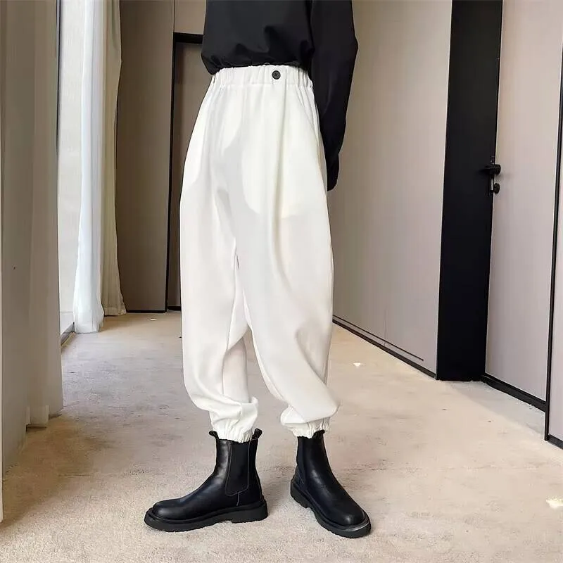 

Harun Autumn New Pants Spring Korean Men's And Fashion Casual, Loose, Youthful And Energetic Pure Color Large Pants Casual, Loos