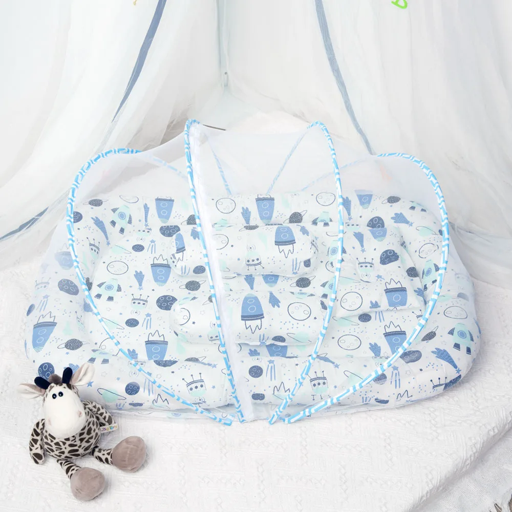 متعددة الوظائف السفر عش الطفل المحمولة سرير بيبي سرير طوي Babynest السرير الرضع النوم سرير أطفال مع البعوض #3