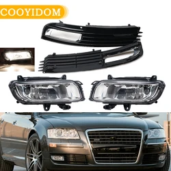 Auto Mistlicht Voor Audi A8 A8l D3 2008 2009 2010 4e0807681an Auto Styling 4e0807682an Grille Voorbumper Mistlicht Frame Grille