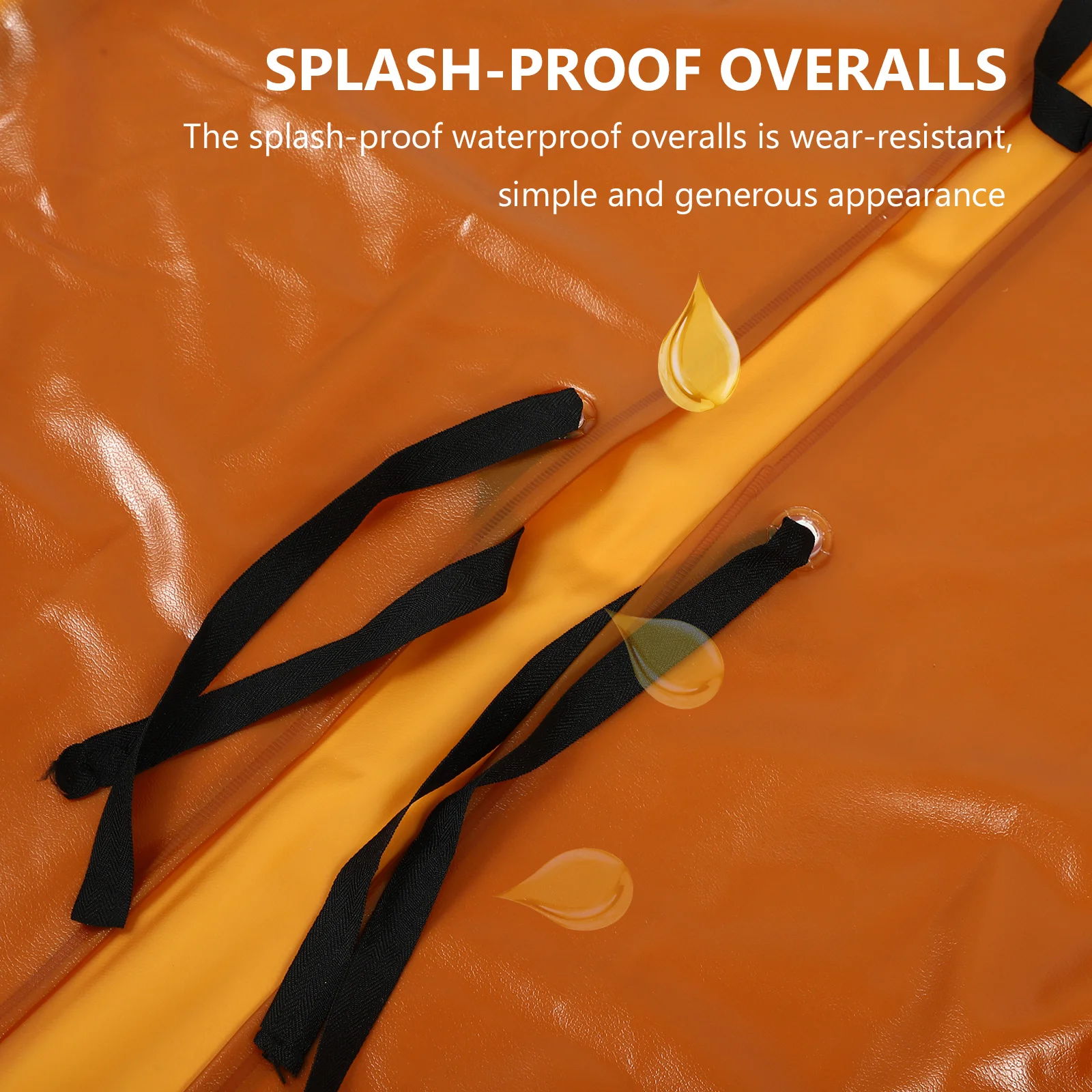 

Waterproof Work Clothes Splash Proof Overalls Men Elastic Cuff Smock Long Sleeve Wear Resistant Protective Clothing Acid