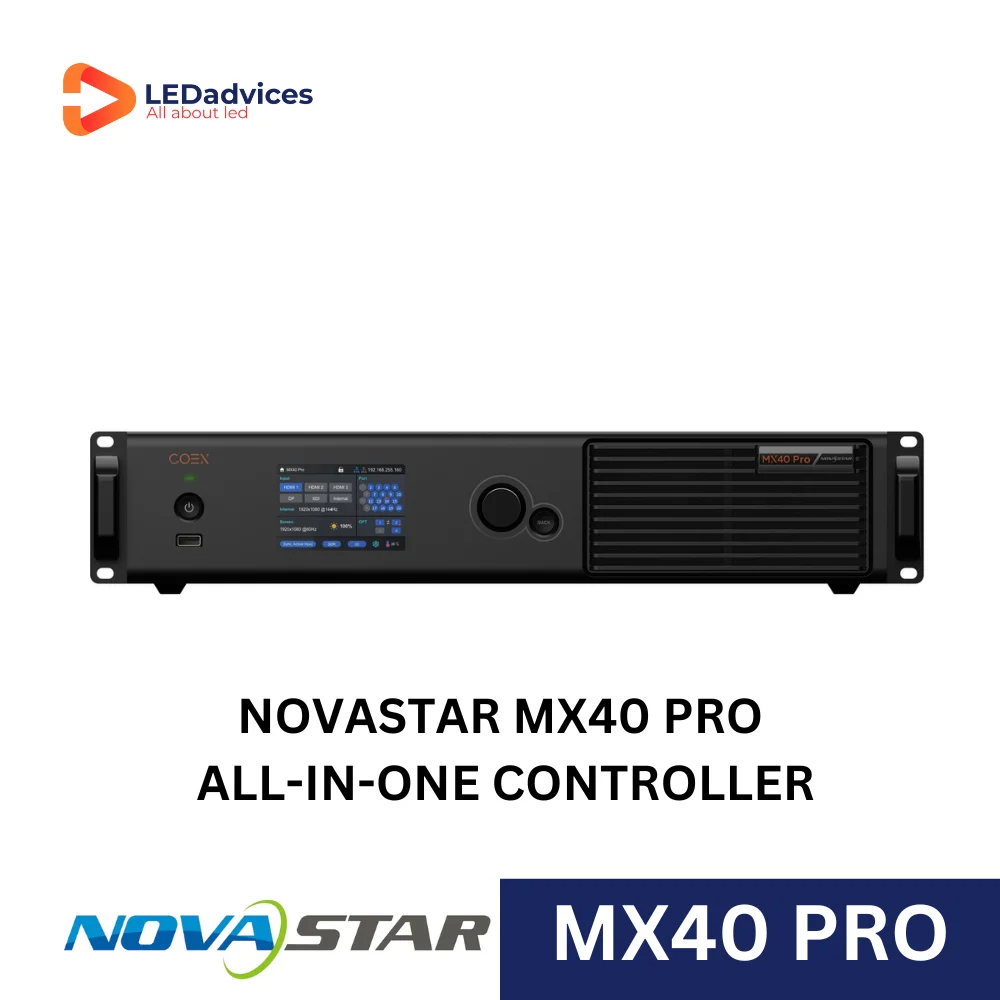 Novastar MX40 PRO 4K All-in-one LED Display Controller LED Video Processor Scaling 12G SDI Fiber Long Distance Color Arrangement