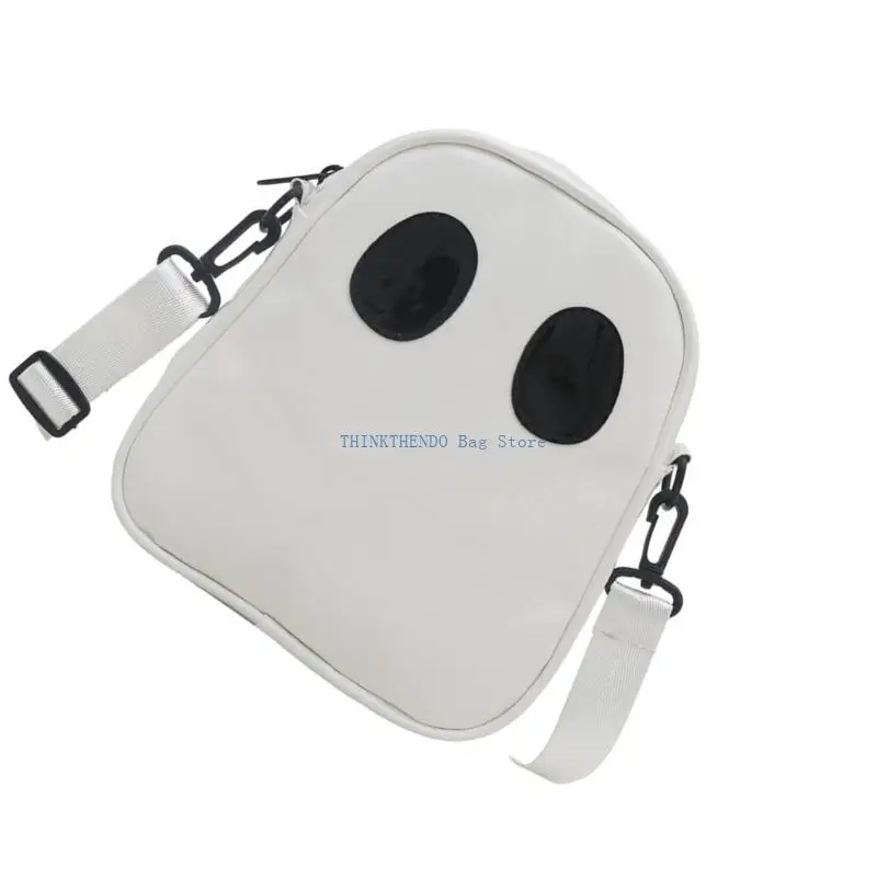 

340D Skull Print Crossbody Purse Lightweight PU Shoulder Bag For Festival Event