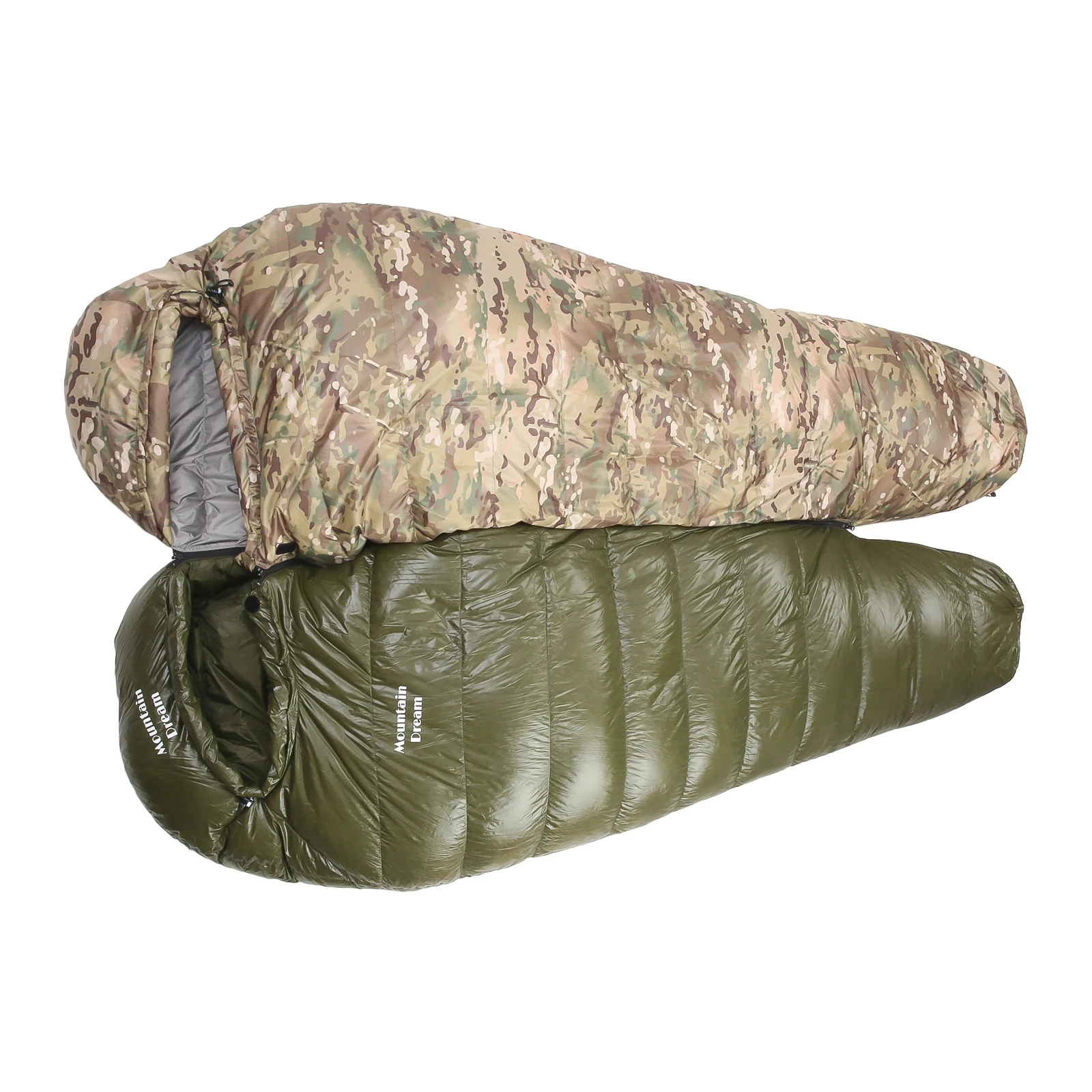 Imagem -02 - Pato Branco para Baixo Nylon Bolsa de Dormir de Viagem Muito Quente Tenda à Prova de Frio Inverno Caminhadas ao ar Livre Camping 320t 90