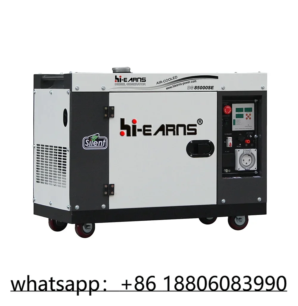 hi earns motor die·sel DG8500SE Hi-earns 7kva generator home silent generator