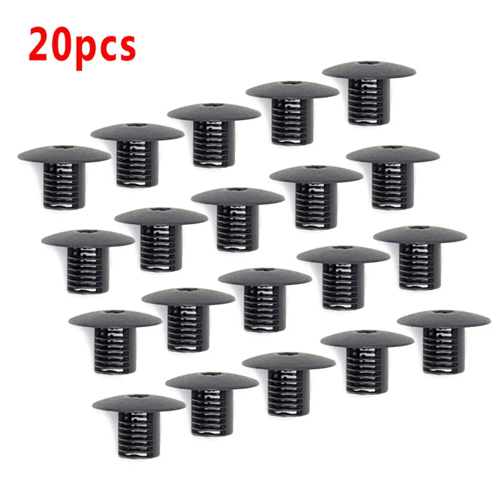Nylon Clip Set 20pcs For Cowl Top Stud Retention 6503339 Compatible With For Dodge And For Chrysler Automobiles