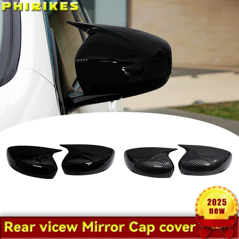 ل إنفينيتي G25 G37 Q40 Q60 2008-2013 سيارة الرؤية الخلفية غطاء مرآة جانبية غطاء الجناح الباب الخارجي مرآة الرؤية الخلفية غطاء الملحقات