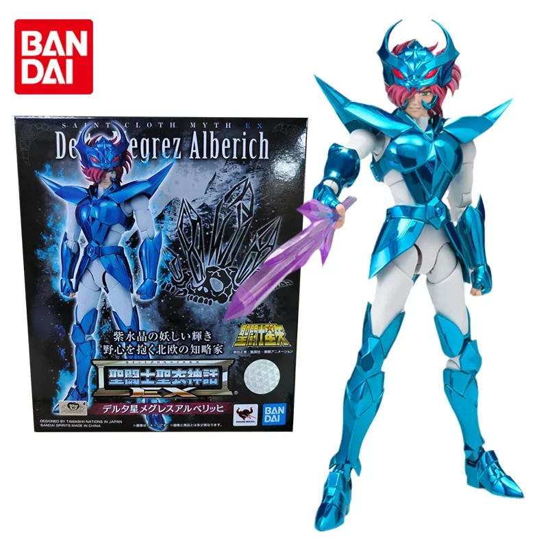 

Bandai Genuine Saint Seiya Anime Figure Saint Cloth Myth EX Alberich Model Anime Action Figure Toys for Children Christmas Gifts