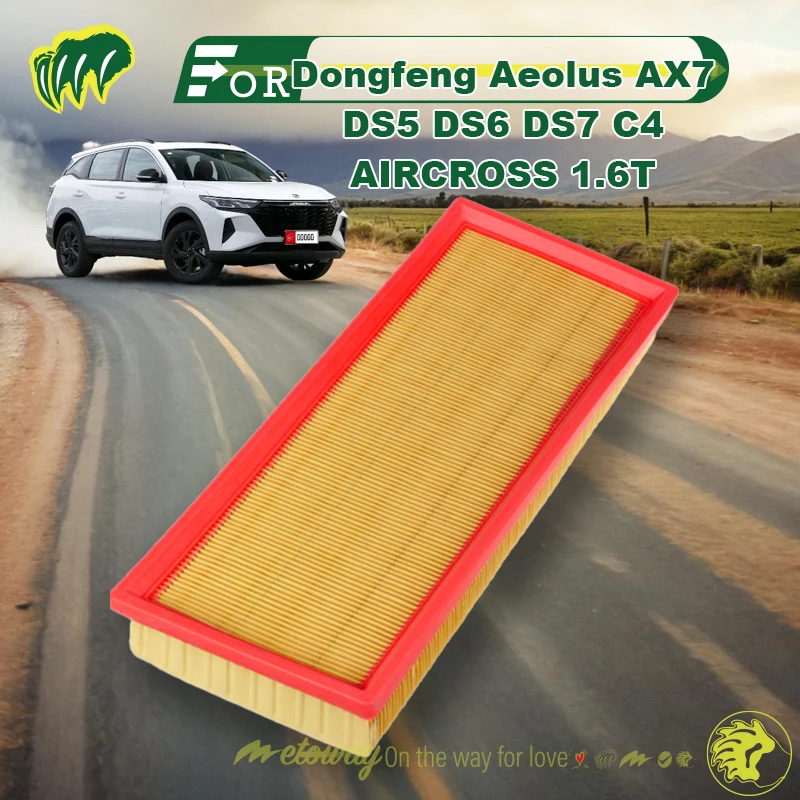 For Dongfeng Aeolus AX7 DS5 DS6 DS7 C4 AIRCROSS 1.6T Car Air Filter Auto Climate Control Gases Replace Accessory Replace Filter