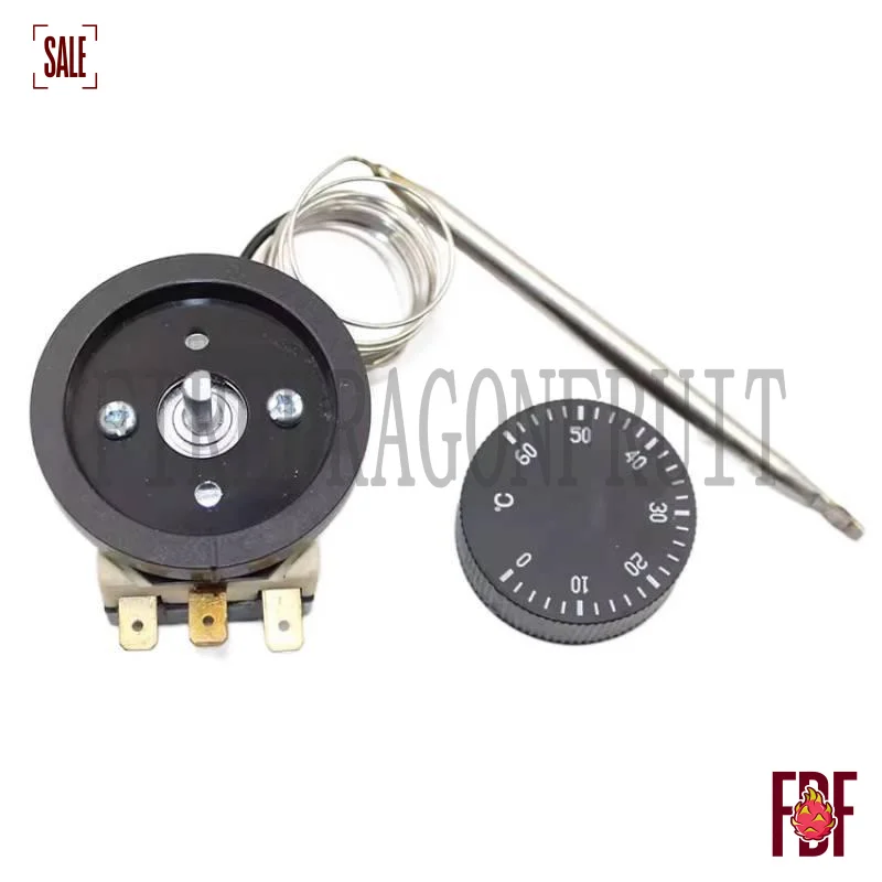 

Adjustable Thermostat 0-80°C 16A 250V Digital Display Knob ControlTemperature ControllerHVAC Equipment