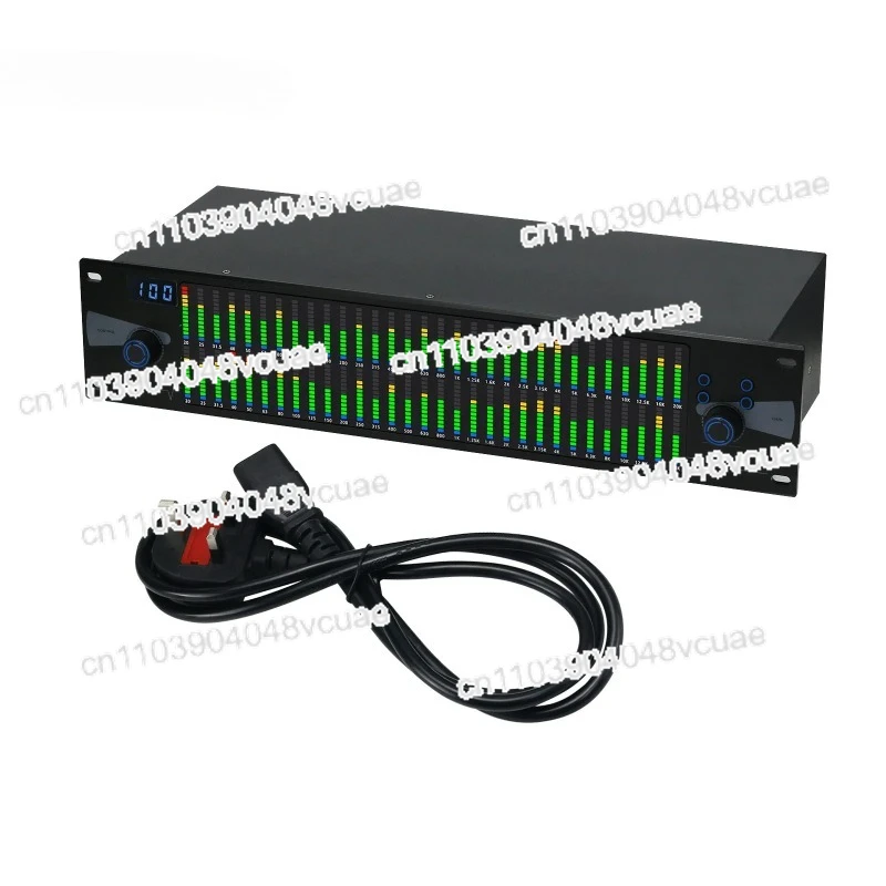 

For Professional Graphic Equalizer Digital Equalizer Dual 31-Band Spectrum Display for Stage Home Uses