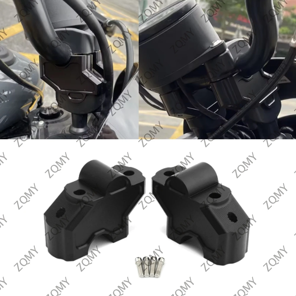 

For Harley Nightster 975 RH975 2022 2023 2024 Motorcycle Accessories Black Lmprove Sitting Posture PartsHandlebar Heightening
