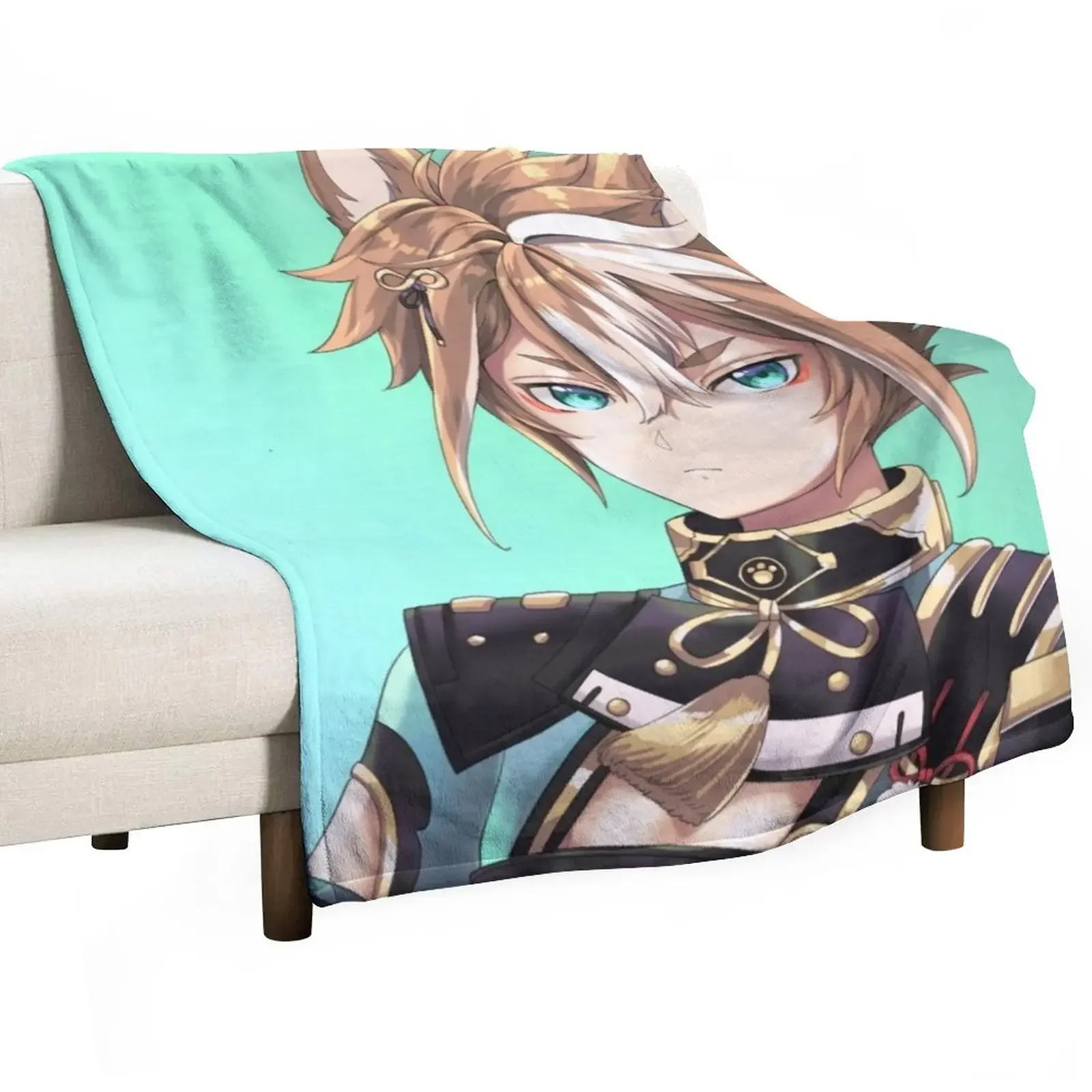 

Gorou Genshin Impact Throw Blanket Sofa Throw Camping warm winter Blankets