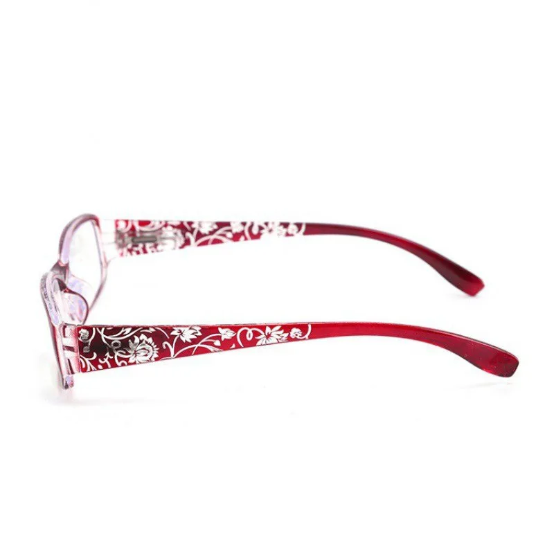 Anti Blue Light Reading Glasses Women Retro Presbyopic Glasses Pattern Eyeglasses Diopter +1.0 +1.5 +2.0 +2.5 +3.0 +3.5+4.0