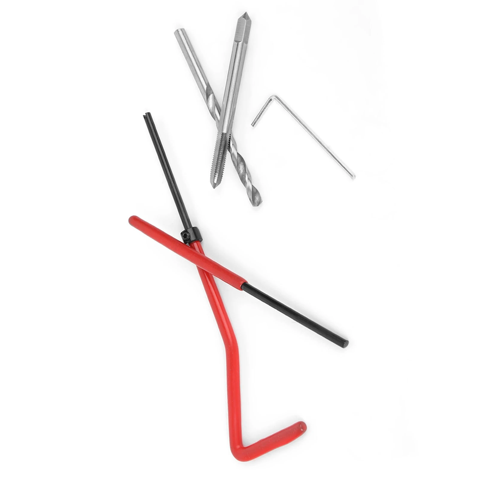 Thread Repair Insert Set Thread Repair Insert Kit M4 with Transparent Plastic Box for Processing Machinery Threading Tool