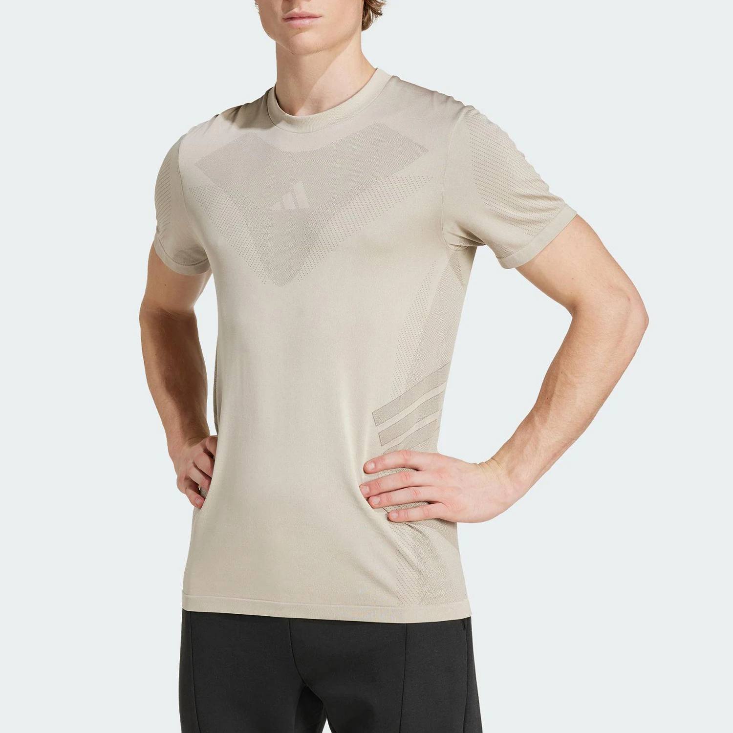 

Официальный оригинальный мужской дышащий свободный спортивный рукав Adidas 2025, лето 2021, JN0569