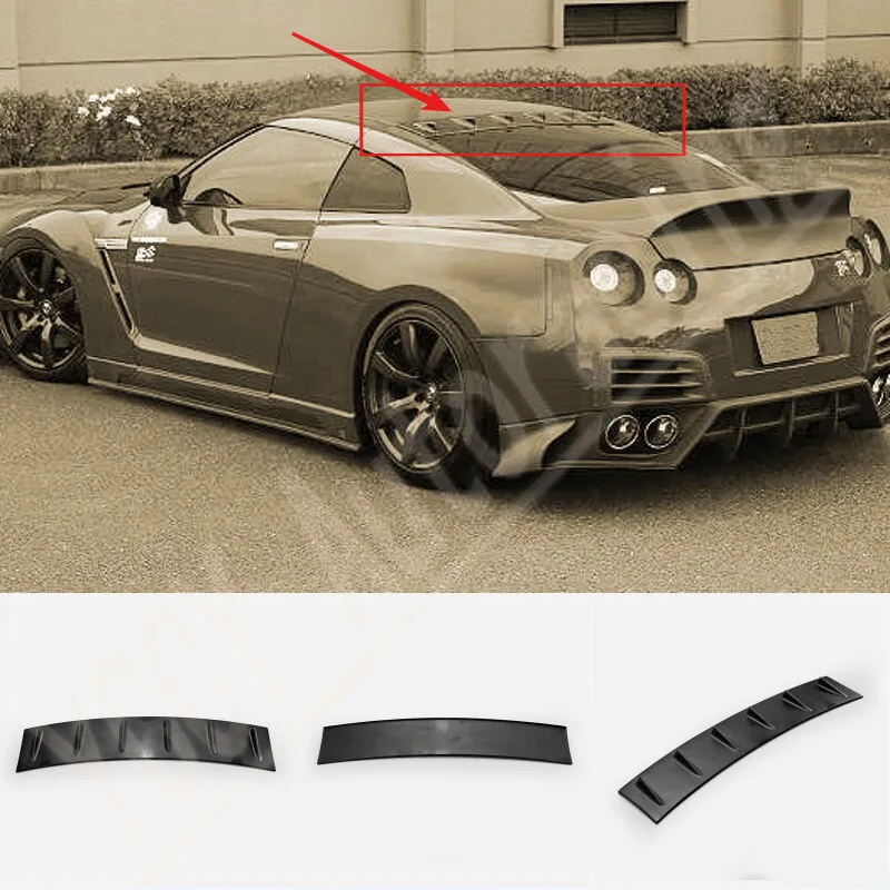 

Car BodyKits For Nissan GTR R35 Chspeed Votx Generator Rear Roof Spoiler Lip FRP Unpainted