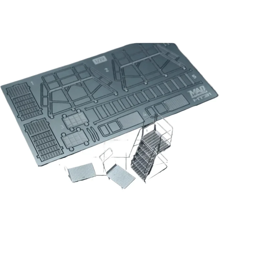 MADWORKS MT31 1/72 سلالم صيانة الطائرات المعدنية المحفورة بالصور-نموذج طائرة بناء هواية لتقوم بها بنفسك الملحقات
