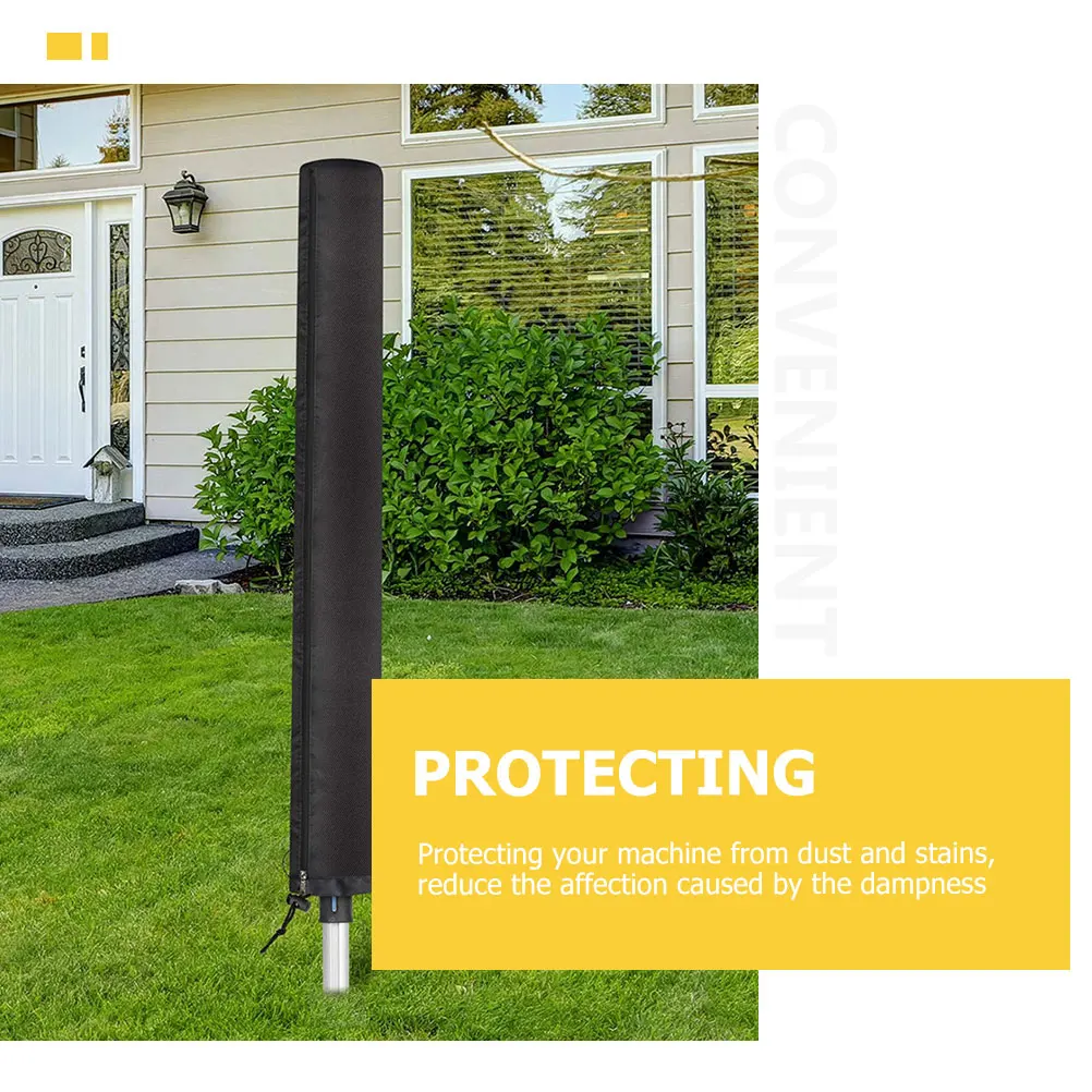 

Umbrella Drying Rack Cover 30x30x168cm Black Outdoor Clothesline Weather Resistant Oxford Waterproof Airer Dust Proof Foldable