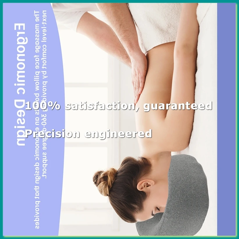 Ergonomics Lying Down Pillow Memory Foam Head Rest Support Pillow Body Massage Face Rest Pillow for Beauty Salon-A-A07G