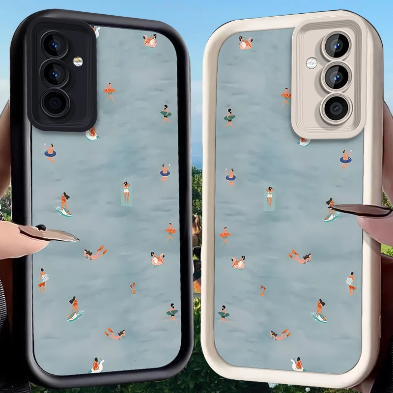 

Oil Painting Case for Samsung Galaxy S25 Ultra Plus S24 S23 S22 S21 S20 FE A73 A72 A71 A56 A55 A54 5G A52 A52S A51 4G Soft Cover