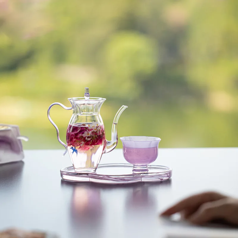 DSA Narcissus Pot Ladies One Pot One Cup Tea Set One Person Drinking Glazed Master Cup Household Tea Cup Set
