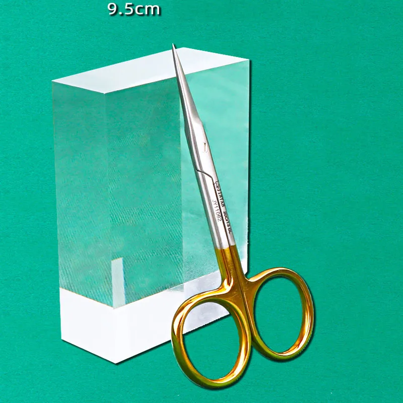 Ultra fine ophthalmic scissors 9.5 suture removal scissors double eyelid tools ophthalmic beauty scissors tissue scissors