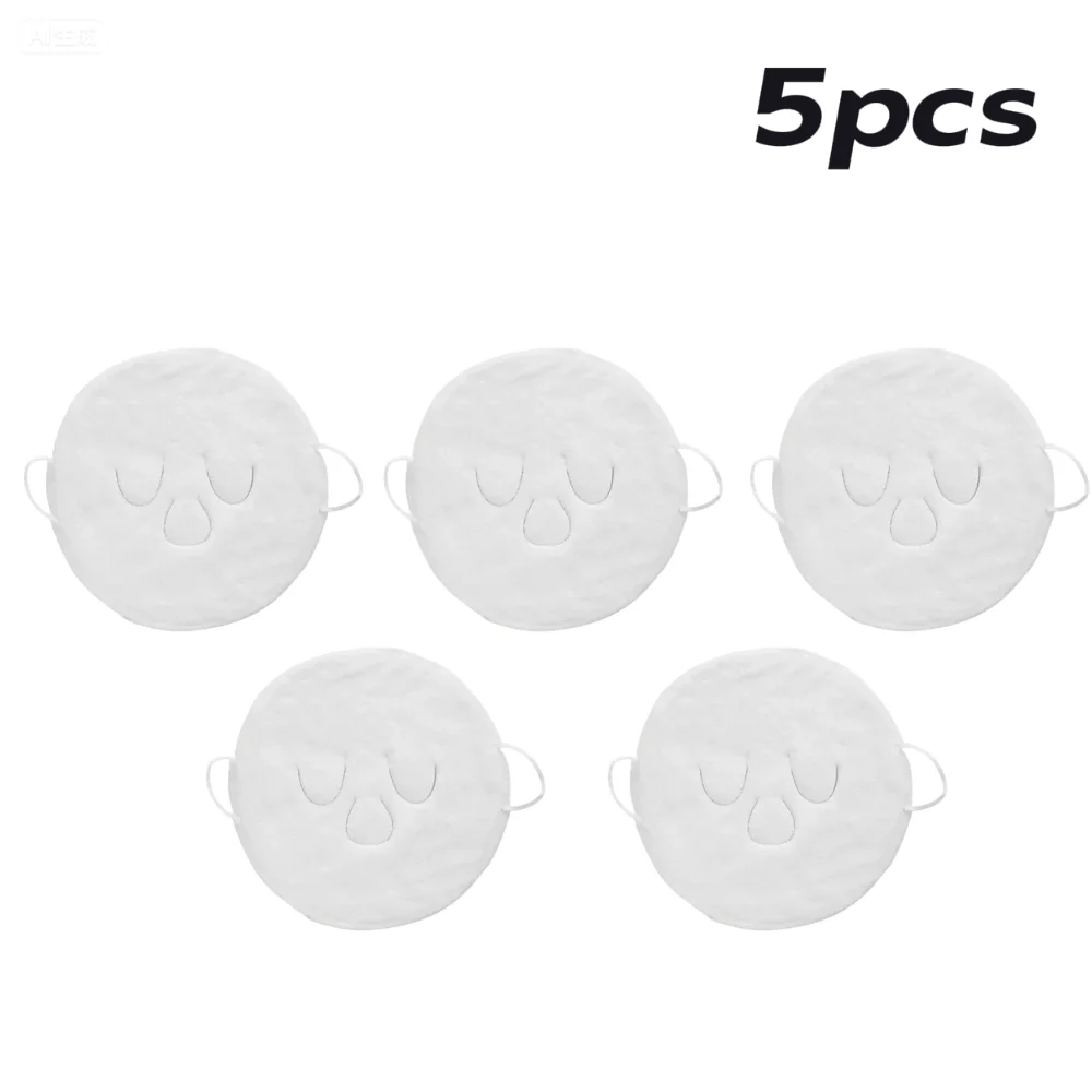 مجموعة مناشف العناية بالوجه 5 في 1 مكونة من 5 قطع: ضغط ساخن/بارد، تنظيف، ترطيب، تبخير والمزيد! أدوات العناية بالبشرة ﻿