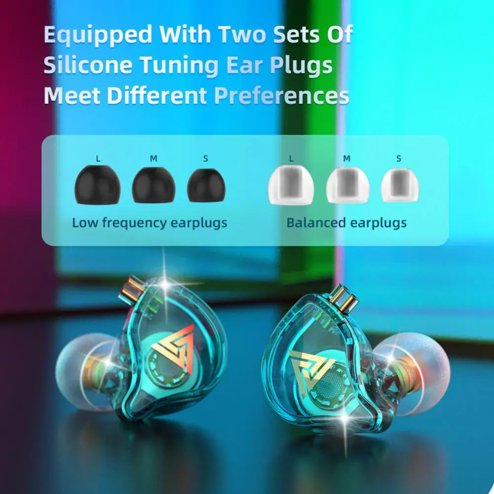 

QKZ AK6 PLUS In ear Earphone Line Control Bass High Fidelity Sound Headphones Sport Music Wired Earbud for